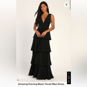 Never Been Worn Black Lulus Formal Dress